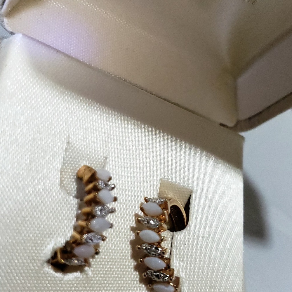 EARINGS OPALS - Picture 3 of 3